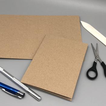 Karte A6 Papier Grußkarten Kraftpapier Werkzeuge